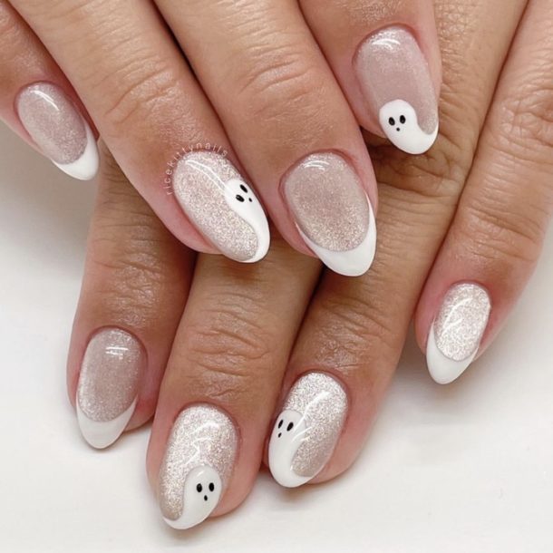 Ghost Nail Art Designs To Spook Your Friends This Halloween Your