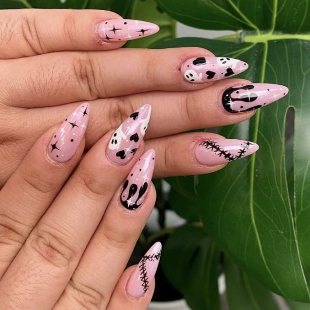 40 Ghost Nail Art Designs To Spook Your Friends This Halloween Your