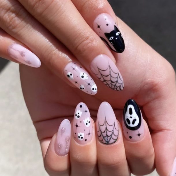 Ghost Nail Art Designs To Spook Your Friends This Halloween Your