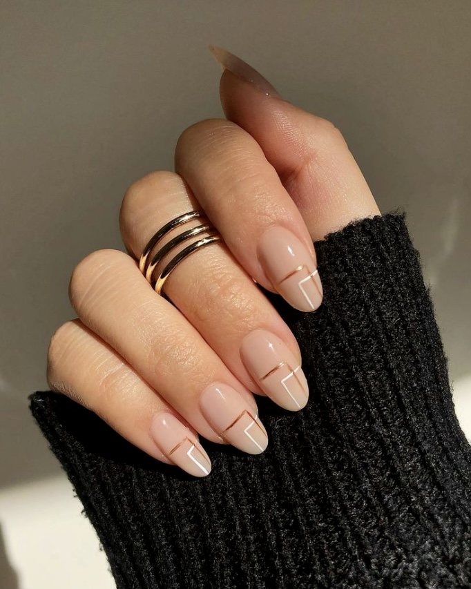 nail inspo simple long