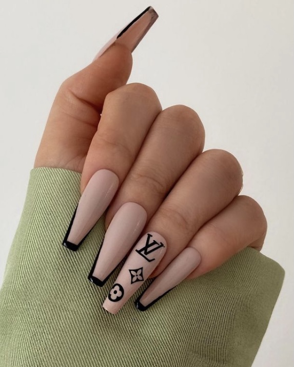 50 Stunning Nail Designs for Coffin Nails - Your Classy Look