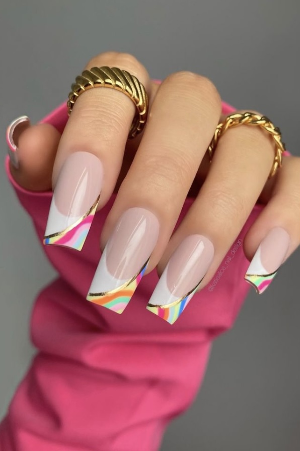 40 Chic French Manicure Ideas for Long Nails - Your Classy Look