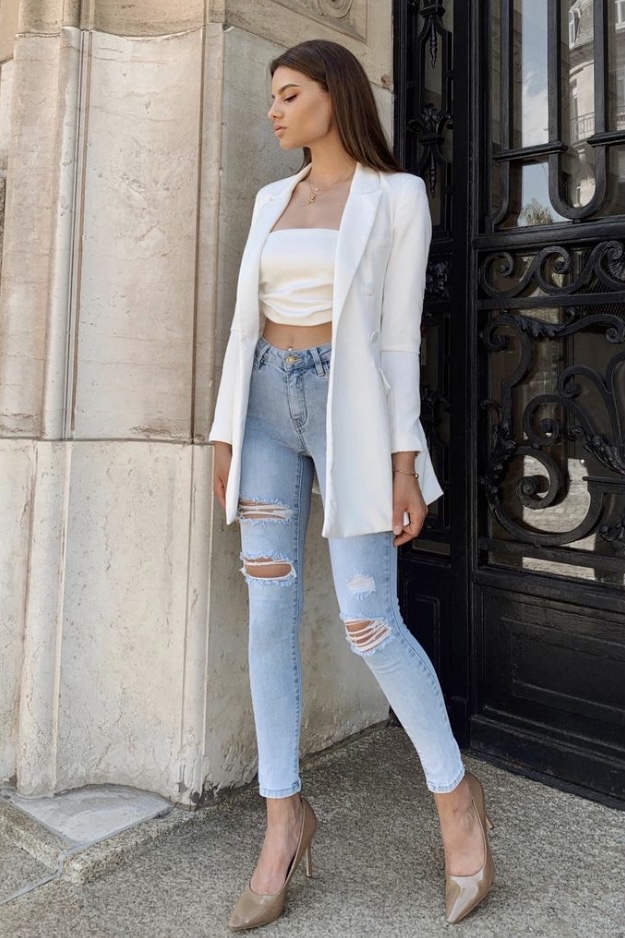 30 Skinny Jeans Outfits to Improve Your Casual Wardrobe - Your Classy Look