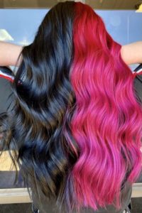 30 Vibrant Two Color Hair Dye Ideas for Your Best Look Ever - Your ...