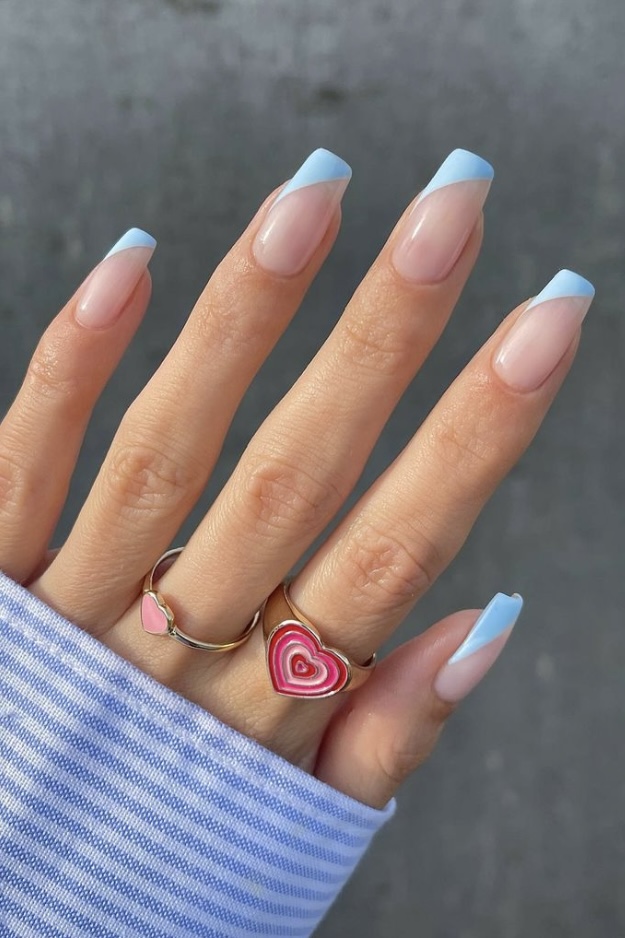 30 Cutest Baby Blue Nails To Show Off This Season Your Classy Look