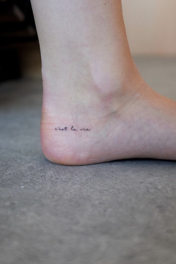 40 Unique Ankle Tattoo Ideas for Women to Get Inspired By - Your Classy ...