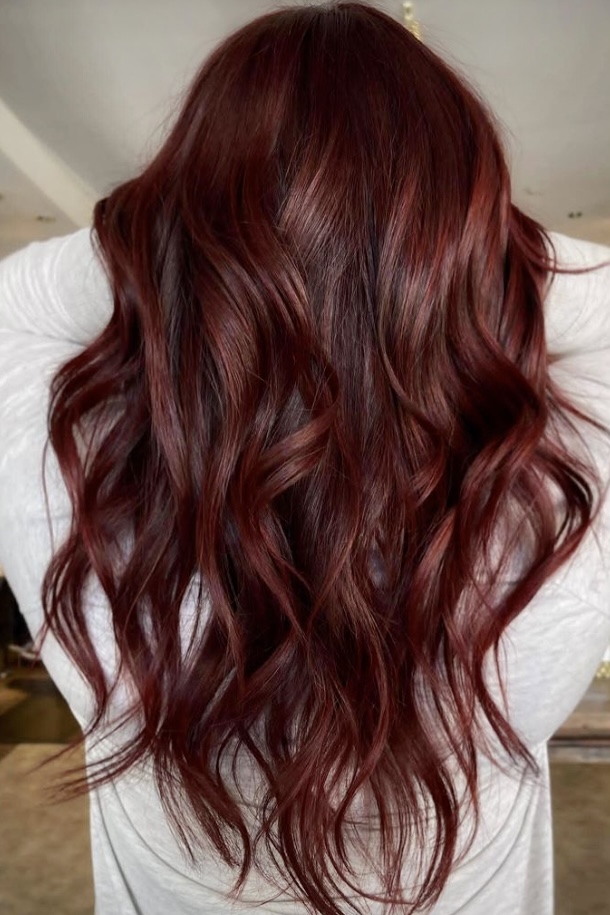 40 Bold and Beautiful Dark Red Hair Color Ideas for Your Locks - Your ...