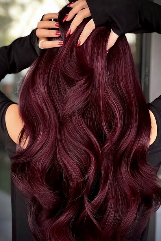 40 Bold and Beautiful Dark Red Hair Color Ideas for Your Locks - Your ...