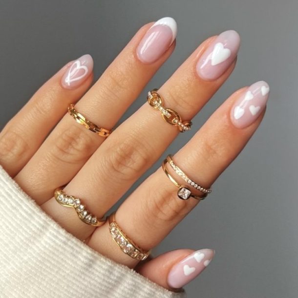 30 Cute and Simple White Nail Designs for Short Nails - Your Classy Look