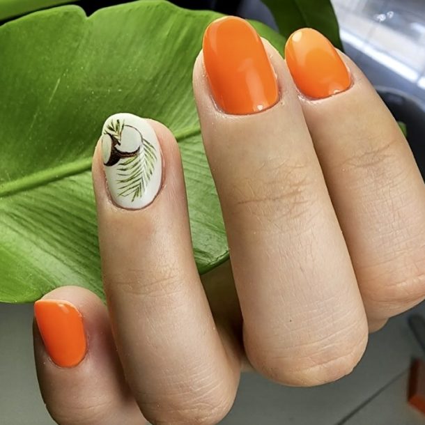 20 Adorable Coconut Nail Art Ideas for a Tropical Twist