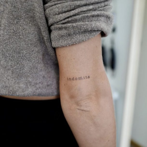 50 Inspiring One Word Tattoo Ideas for Your Next Ink - Your Classy Look