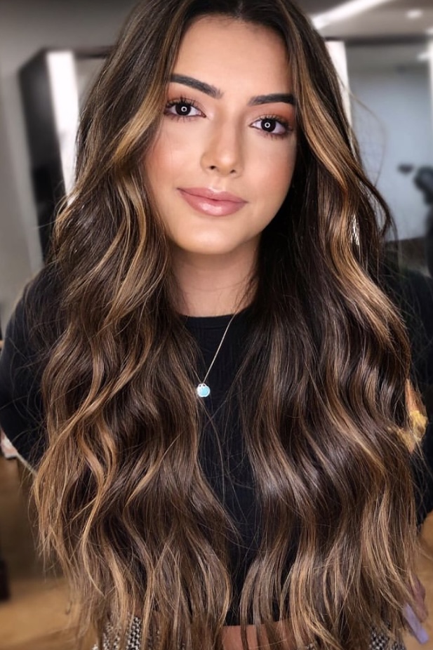 30 Gorgeous Brunette Hair Color Ideas with Babylights for a Sun-Kissed ...