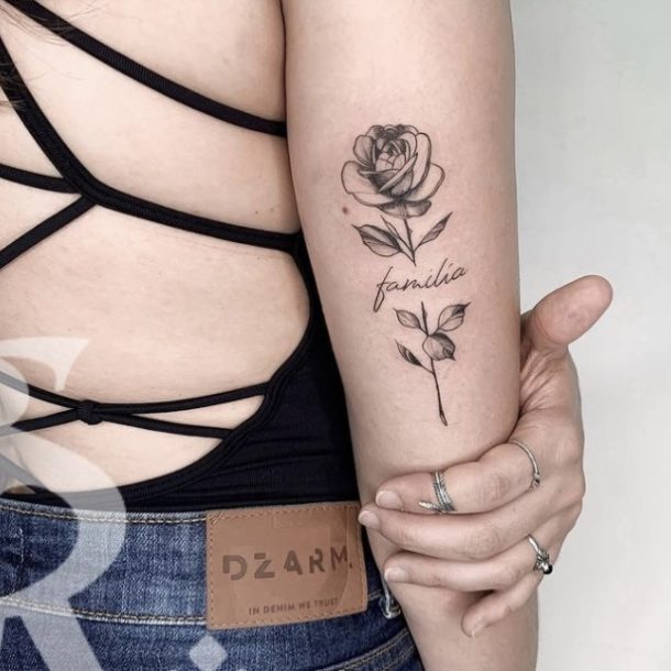 50 Unique and Beautiful Rose Tattoo Ideas for Women - Your Classy Look