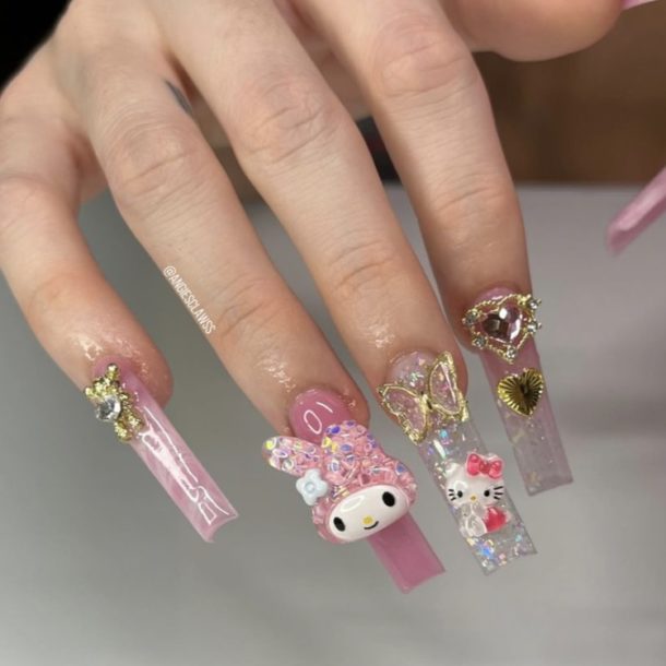 50 Coquette Aesthetic Nails for a Cute and Girly Look - Your Classy Look