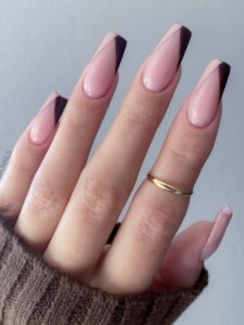 30 Stylish Brown French Tip Nails to Class Up Your Manicure - Your ...