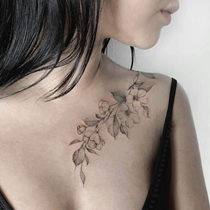 Kripyery Temporary Tattoo Waterproof Easy to Use Long Lasting Sexy  Stimulated Body Art Tool Herbal Juice English Alphabet Tattoo Stickers for  Clavicle - Walmart.com
