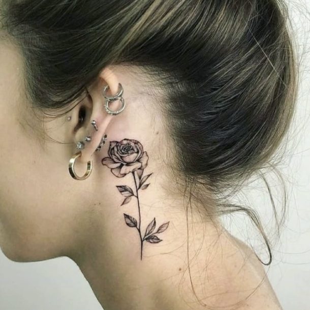 60 Unique Behind the Ear Tattoo Ideas: Inspiration for Your New Ink ...