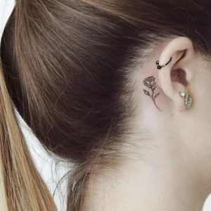 60 Unique Behind the Ear Tattoo Ideas: Inspiration for Your New Ink ...