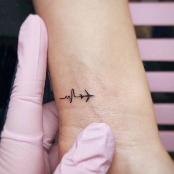 40 Airplane Tattoo Designs to Show Your Love of Traveling - Your Classy ...