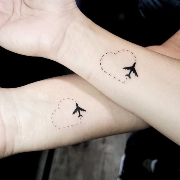 40 Airplane Tattoo Designs to Show Your Love of Traveling - Your Classy ...