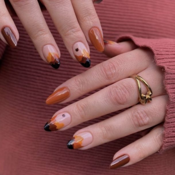 40 Fabulous Burnt Orange Nail Designs To Spice Up Your Look Your Classy Look 0998