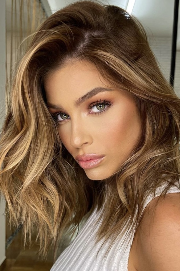 40 Stunning Brown Hair Color Ideas With Golden Highlights To Try Your Classy Look 8460