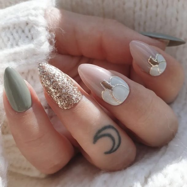 40 Adorable Pumpkin Nail Art Designs To Try This Fall Your Classy Look