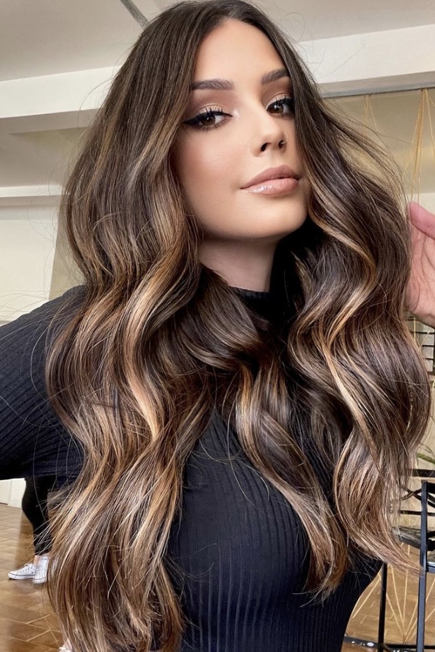 50 Stunning Brown Hair with Golden Balayage Ideas You'll Love - Your ...