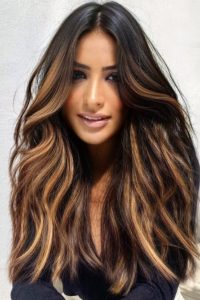 30 Dark Hair with Copper Highlights Ideas to Spice Up Your Style - Your