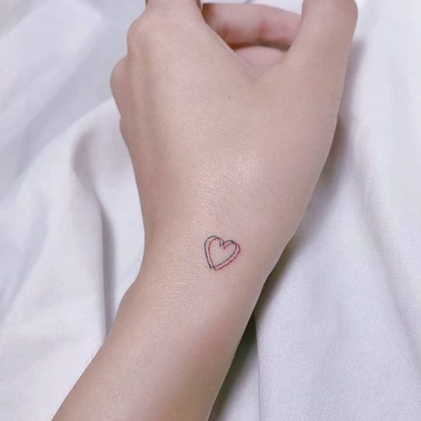 70 Cute Small Heart Tattoos That Will Melt Your Heart - Your Classy Look