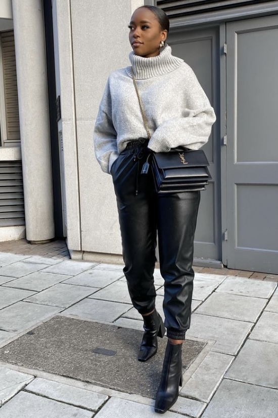 50 Ways to Style Leather Pants For a Truly Dazzling Look - Your Classy Look