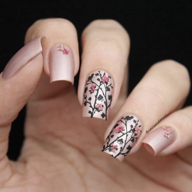 50 Cherry Blossom Nail Art Ideas That Are Perfect for Spring - Your
