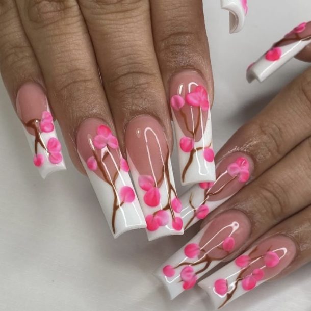 50 Cherry Blossom Nail Art Ideas That Are Perfect for Spring - Your