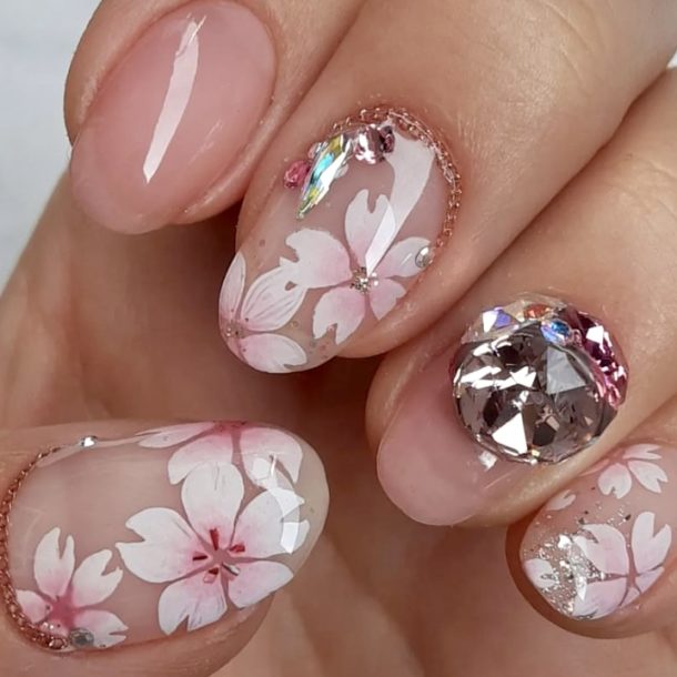 50 Cherry Blossom Nail Art Ideas That Are Perfect for Spring - Your